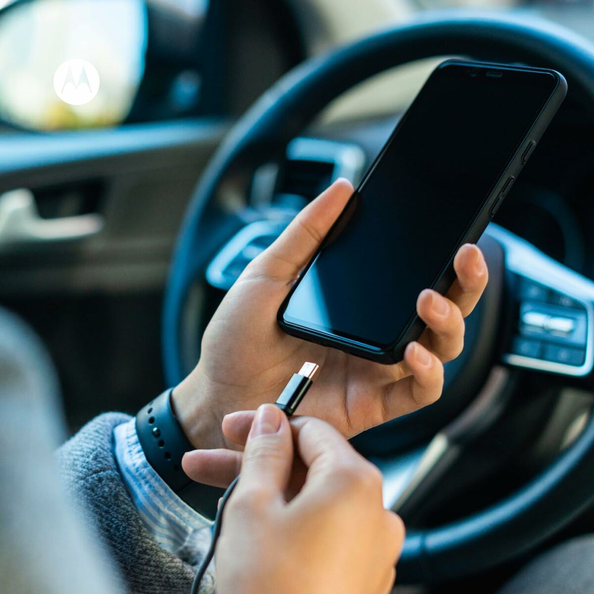 Universal USB Car Charger + USB-C Cable Motorola SJV102-EU 1,5 m