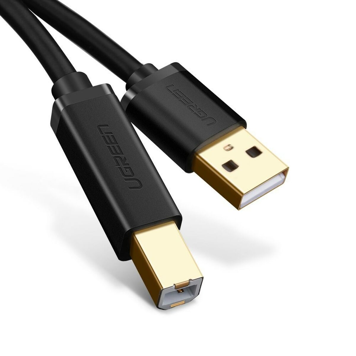 USB 2.0 A to USB B Cable Ugreen 10351 Black 3 m