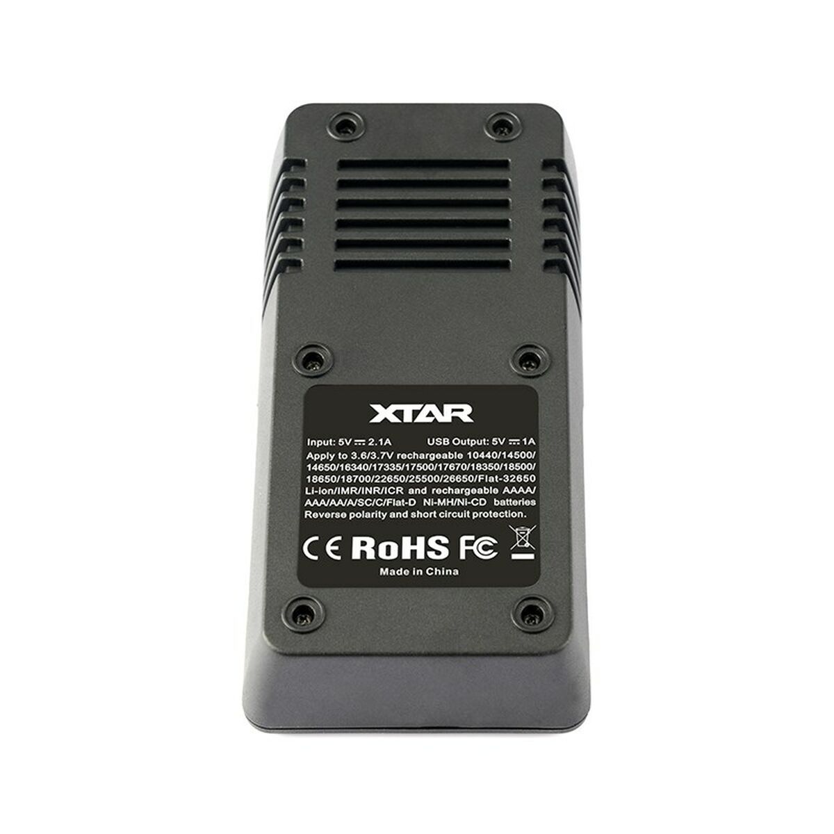 Battery charger Xtar VC2 Litio Ion Batteries x 2