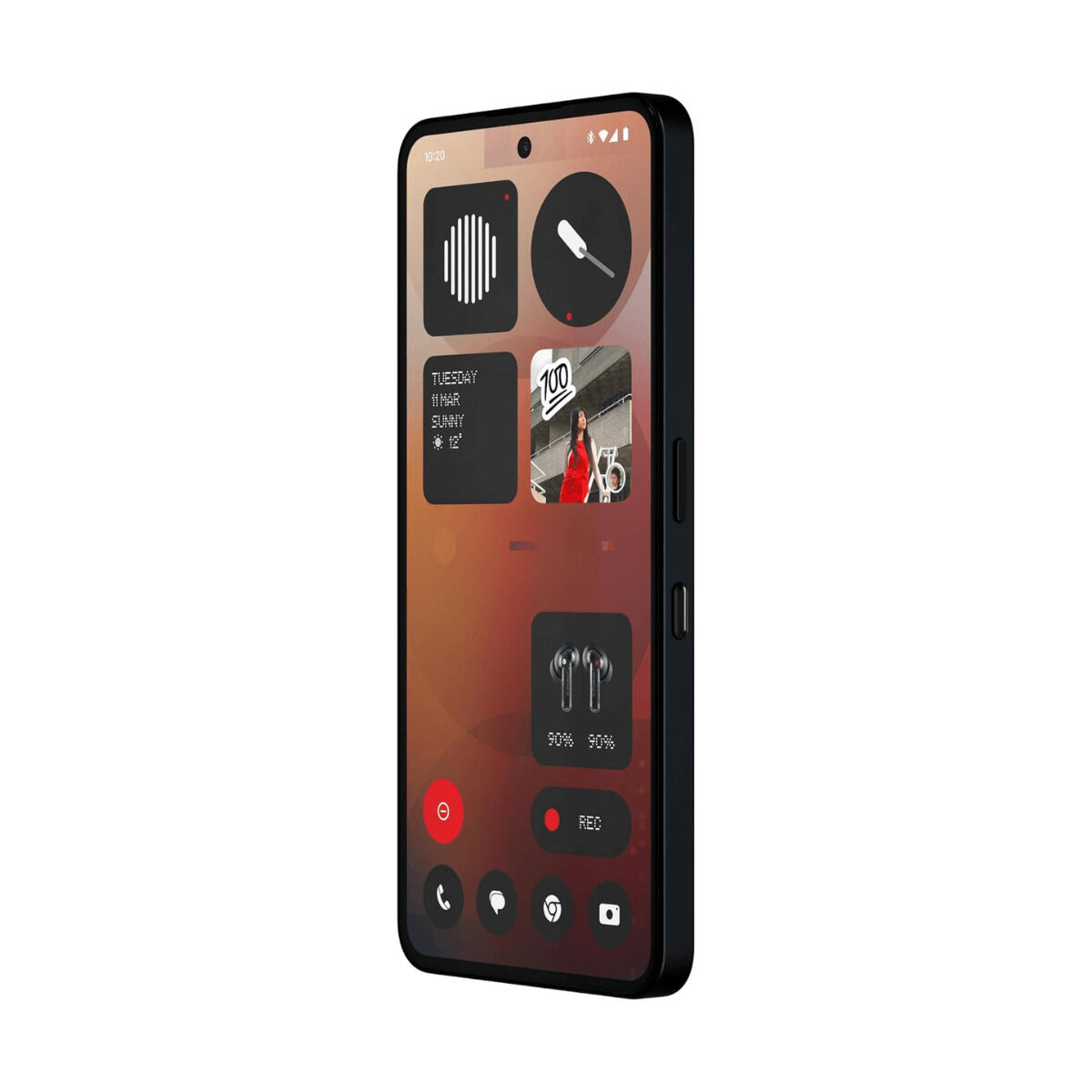 Smartphone Nothing phone A10400142 Octa Core 8 GB RAM 128 GB Black