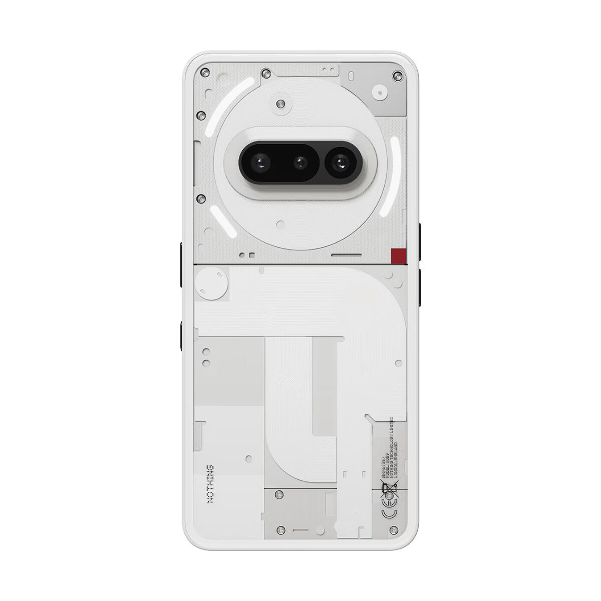 Smartphone Nothing Phone 3a 5G Octa Core 12 GB RAM 256 GB White 6,67″