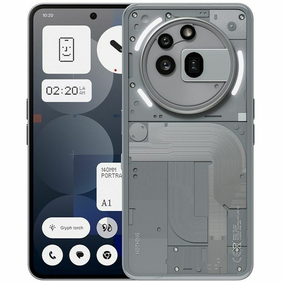 Smartphone Nothing PHONE(3A) PRO 6,77″ 12 GB RAM 256 GB Grey Smartphone Nothing PHONE(3A) PRO 6,77″ 12 GB RAM 256 GB Grey