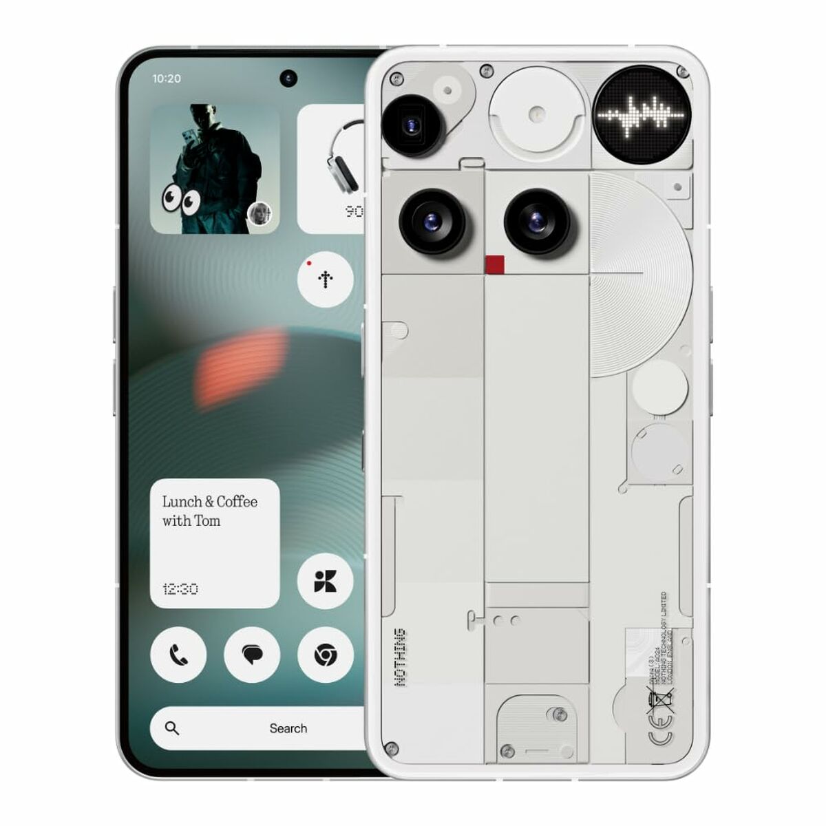 Smartphone Nothing Phone 3 5G 6,67″ Octa Core 16 GB RAM 256 GB White