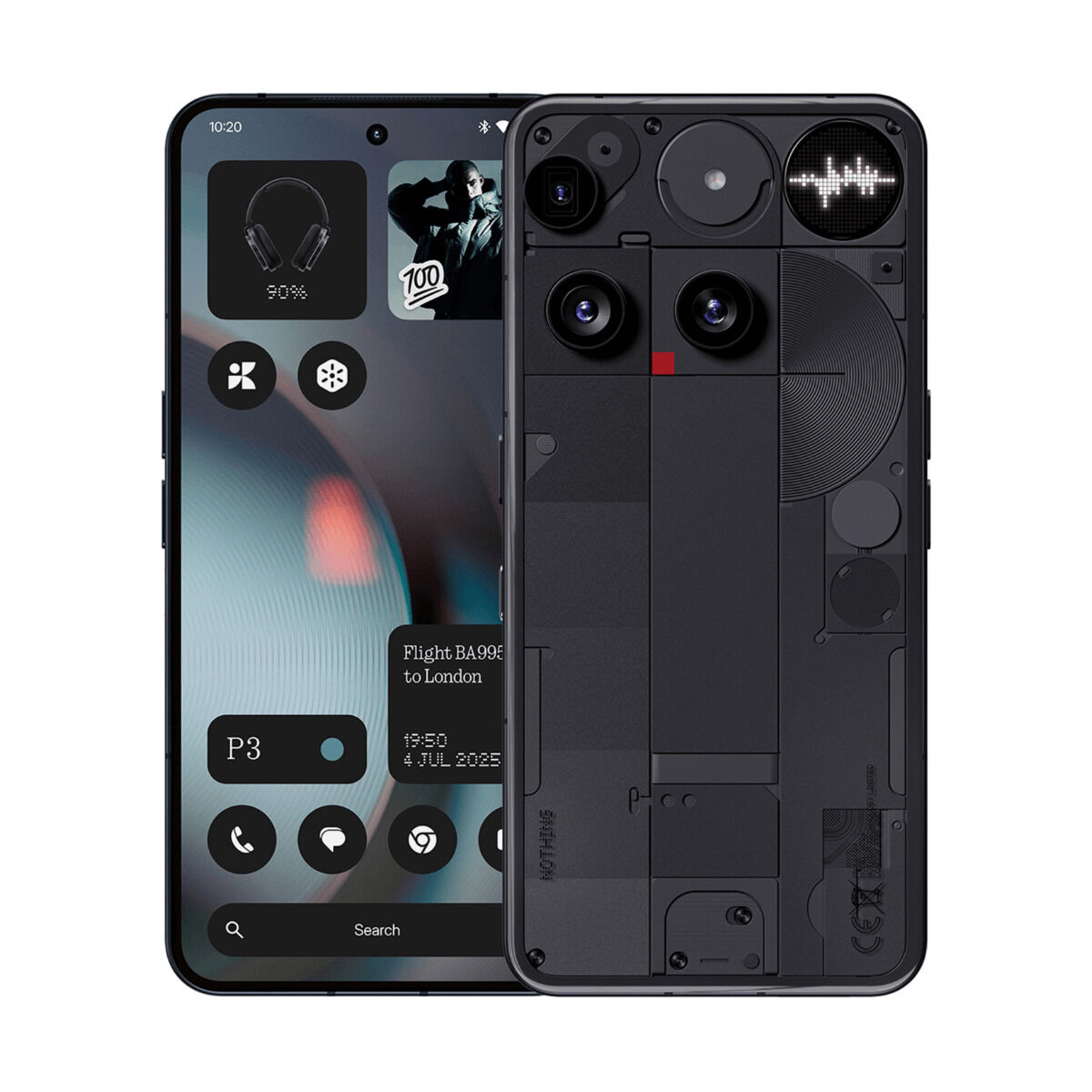 Smartphone Nothing Phone 3 5G 6,67″ Octa Core 16 GB RAM 512 GB Black