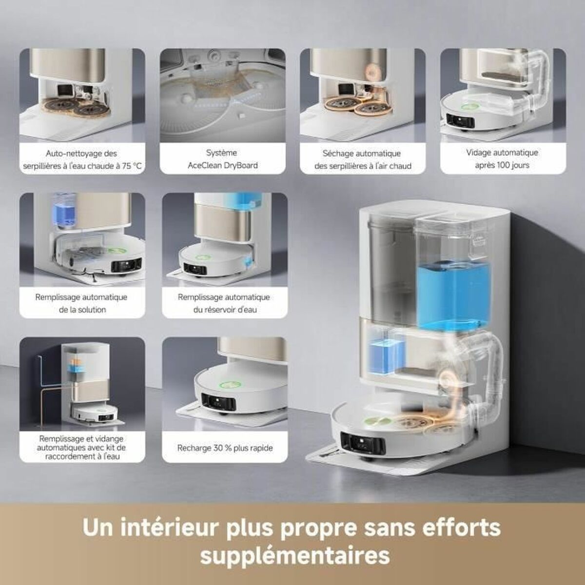 Robot Vacuum Cleaner Dreame L50 Pro Ultra 6400 mAh