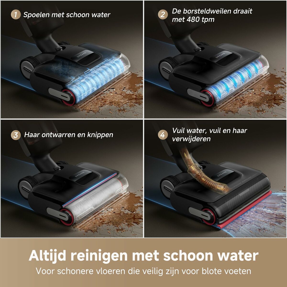 vacuum cleaner Dreame 011101AA000278 Black