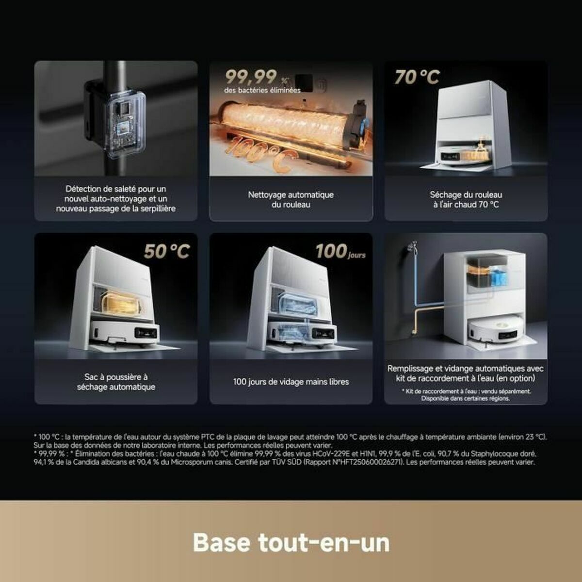 Robot Vacuum Cleaner Dreame 010201AA000706 6400 mAh