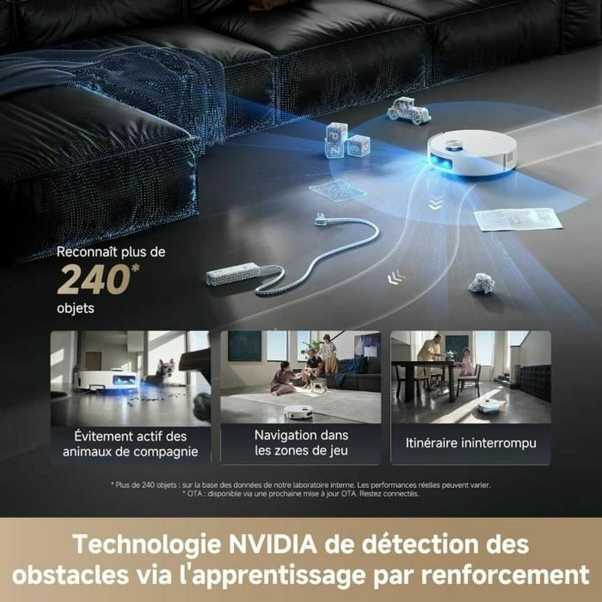 Robot Vacuum Cleaner Dreame 010201AA000706 6400 mAh