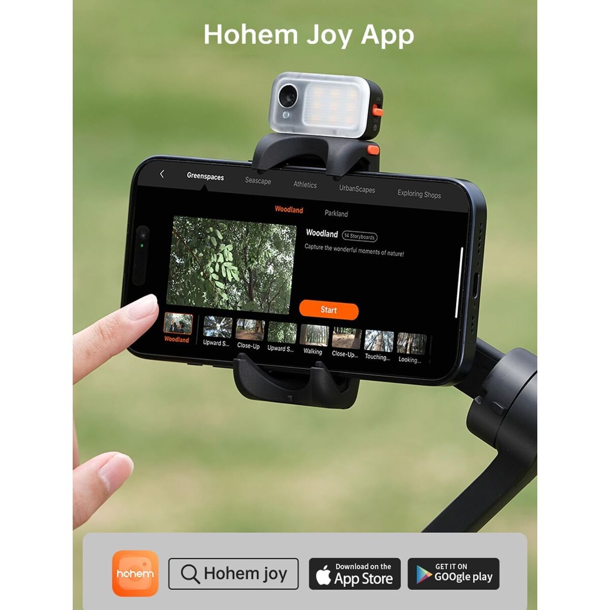 Camera Stabiliser for Smartphone Hohem HPG-V3 BLK