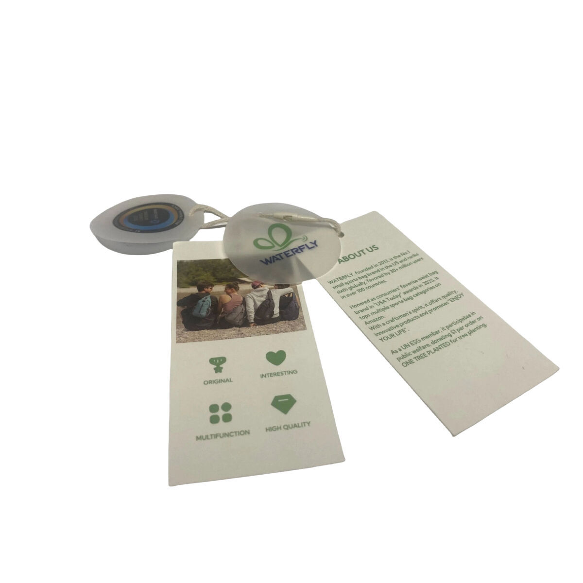 Waterfly Running Waist Bag 3.0 Black Unisex Lycra 1L with Reflectors & Headphone Output