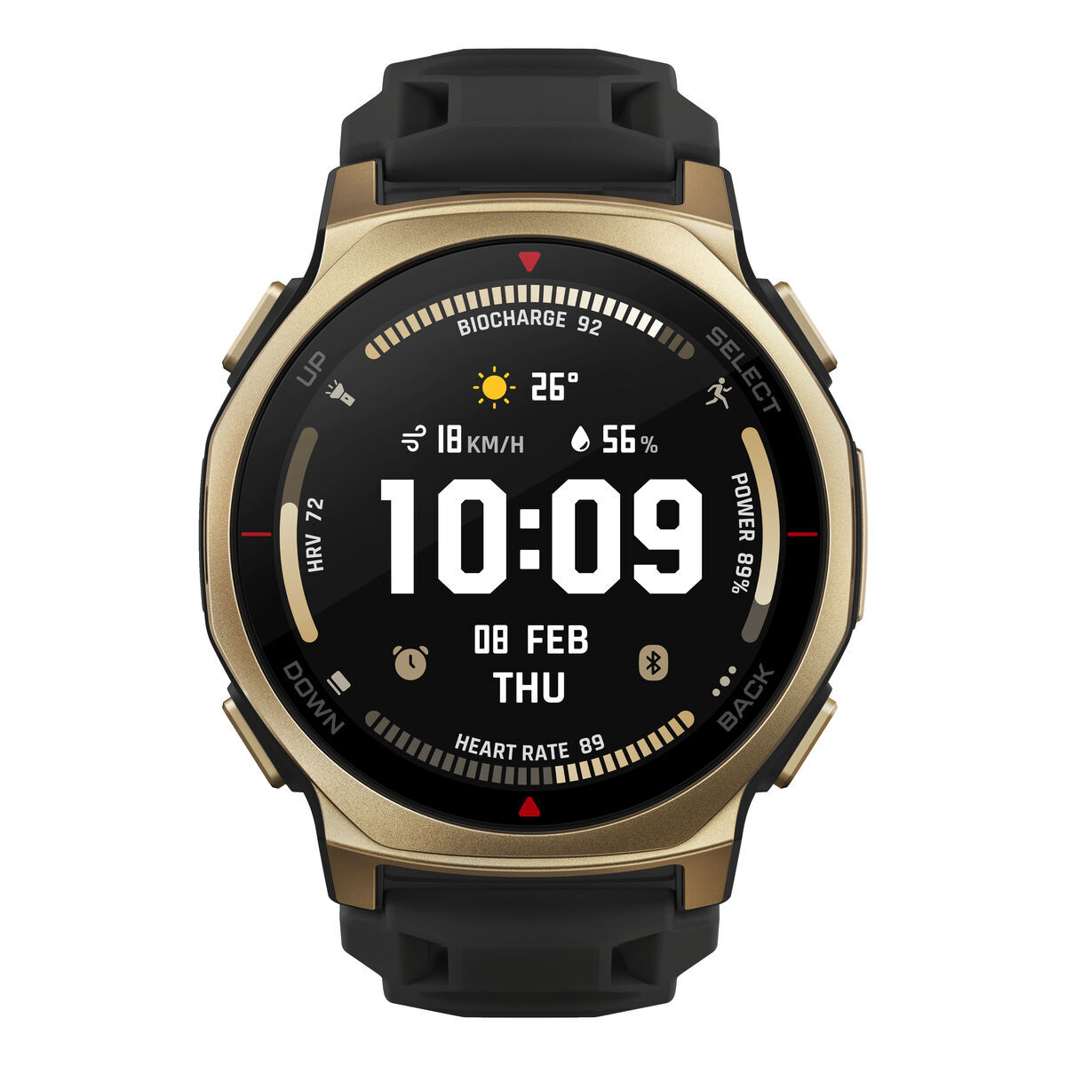 Smartwatch Amazfit W2548GL1N Black Golden  44 mm