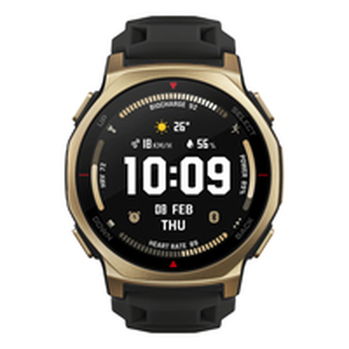 Smartwatch Amazfit W2548GL1N Black Golden  44 mm