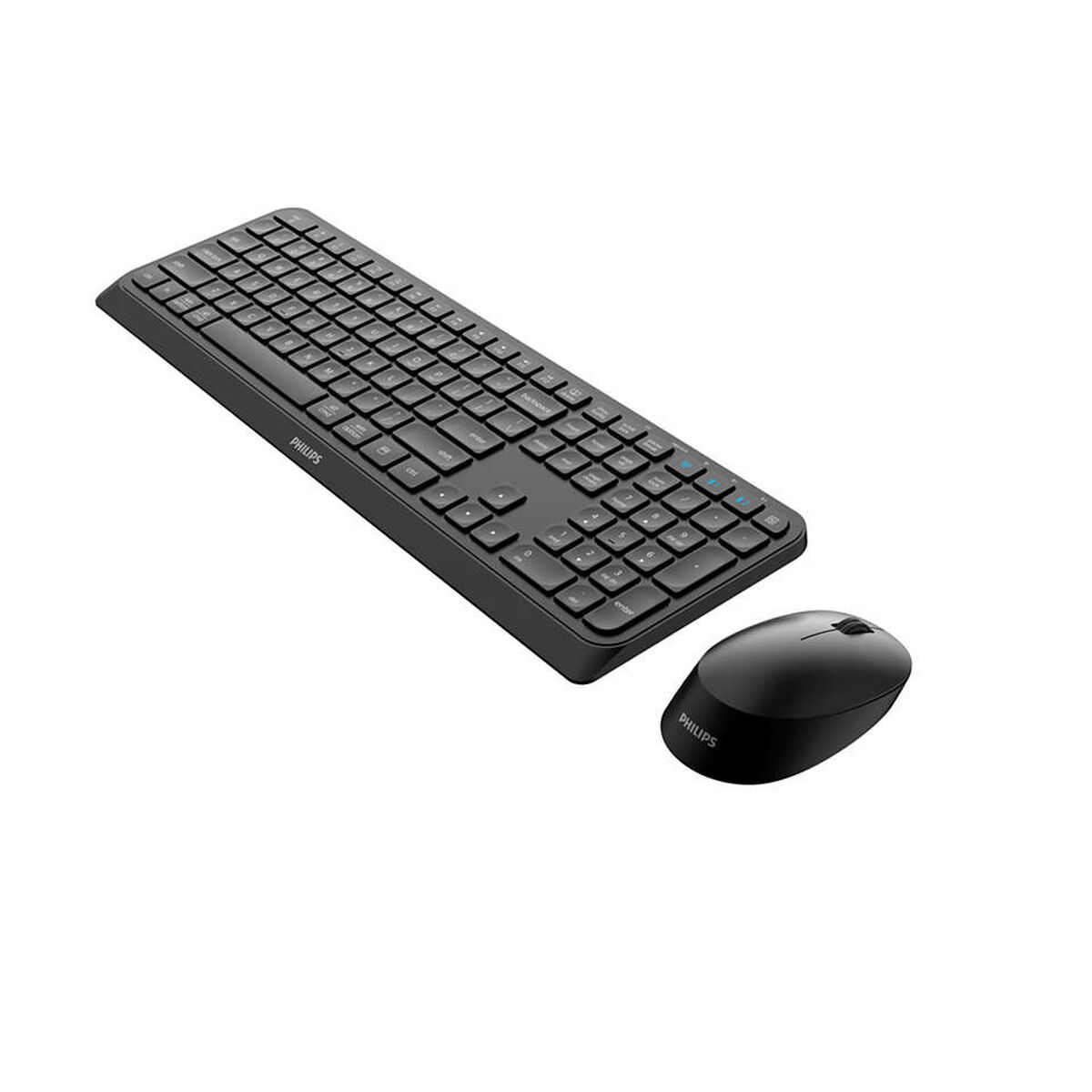 Keyboard and Mouse Philips SPT6407B/16 Black Qwerty US Keyboard and Mouse Philips SPT6407B/16 Black Qwerty US