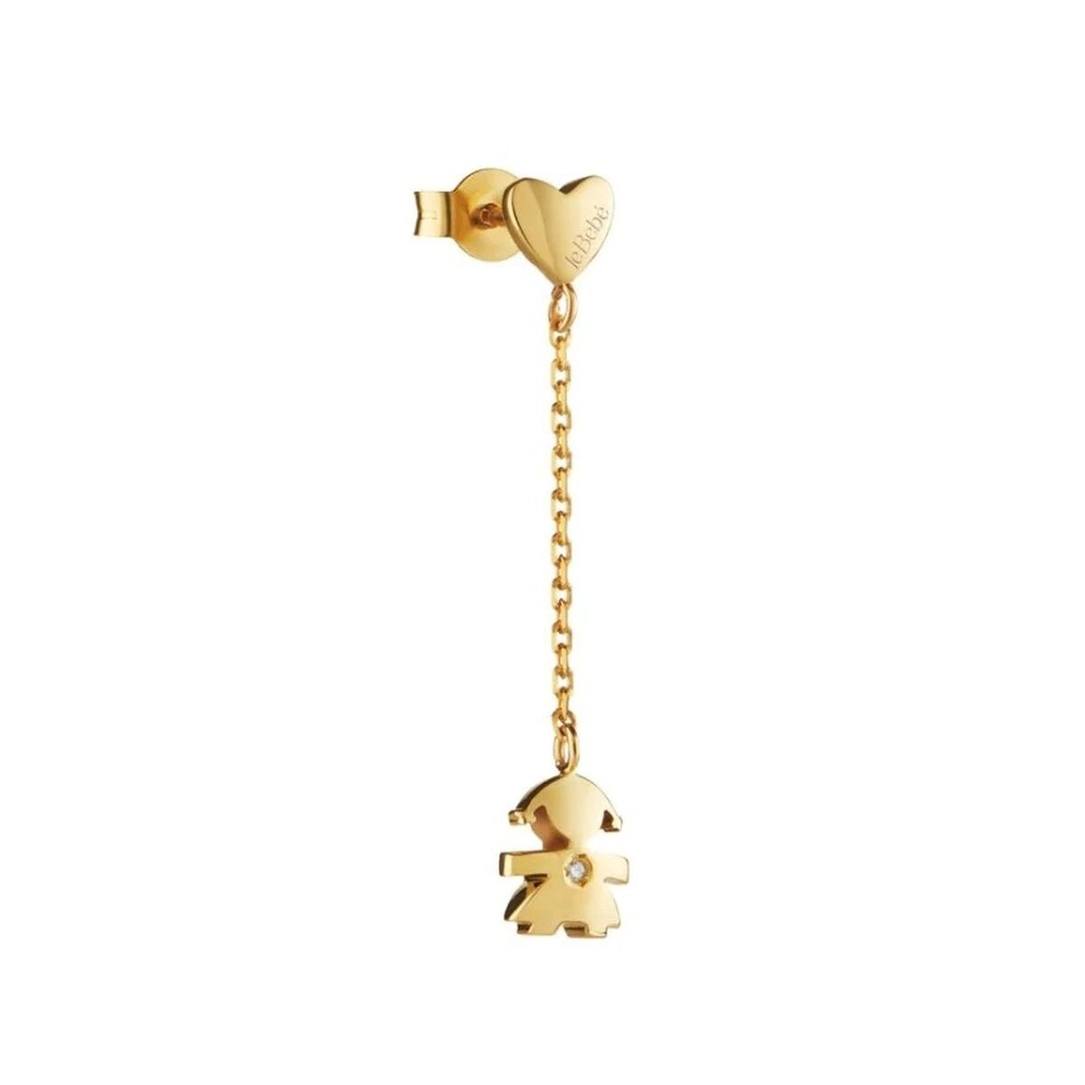Ladies’ Earrings leBebe LBB713 9 Carat Gold Golden