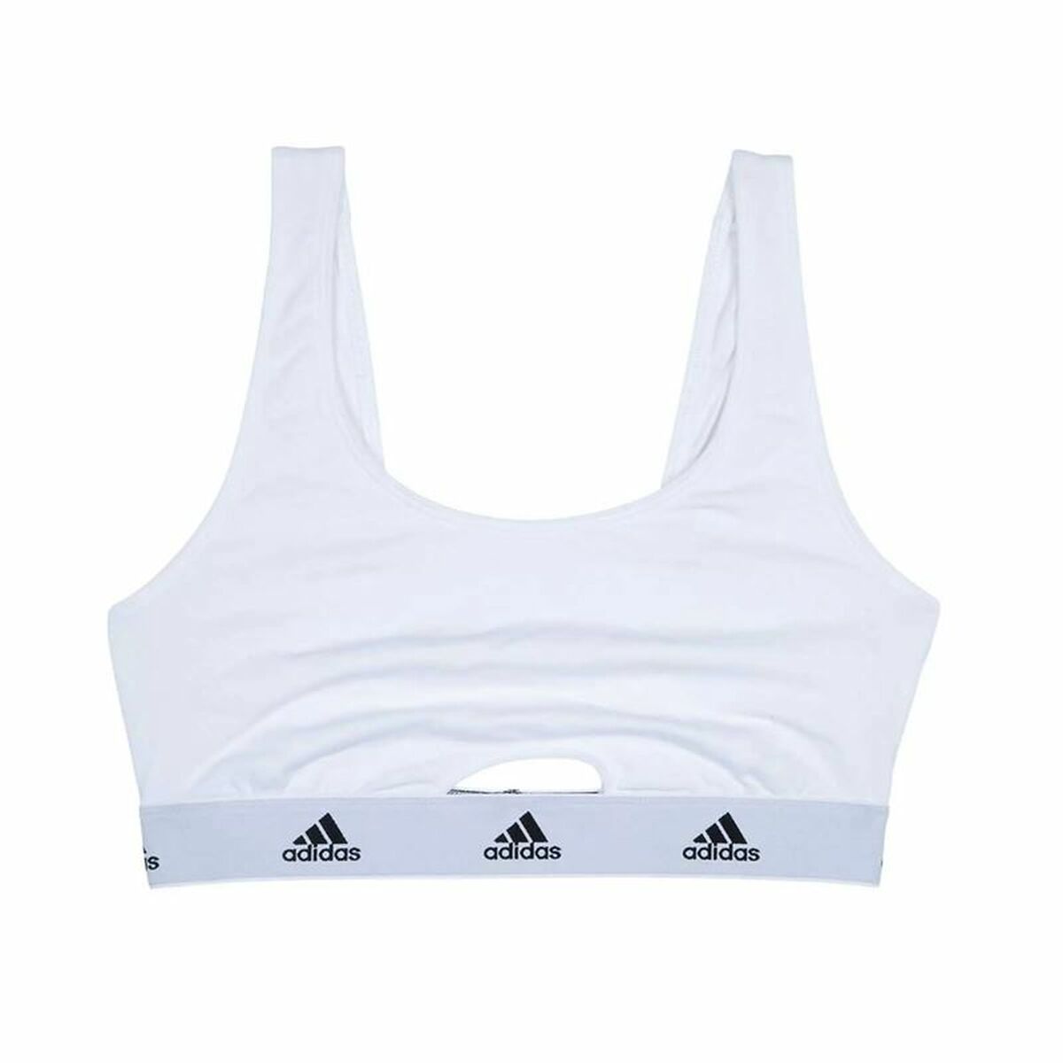 Sports Bra Adidas Active Comfort Cotton White Sports Bra Adidas Active Comfort Cotton White