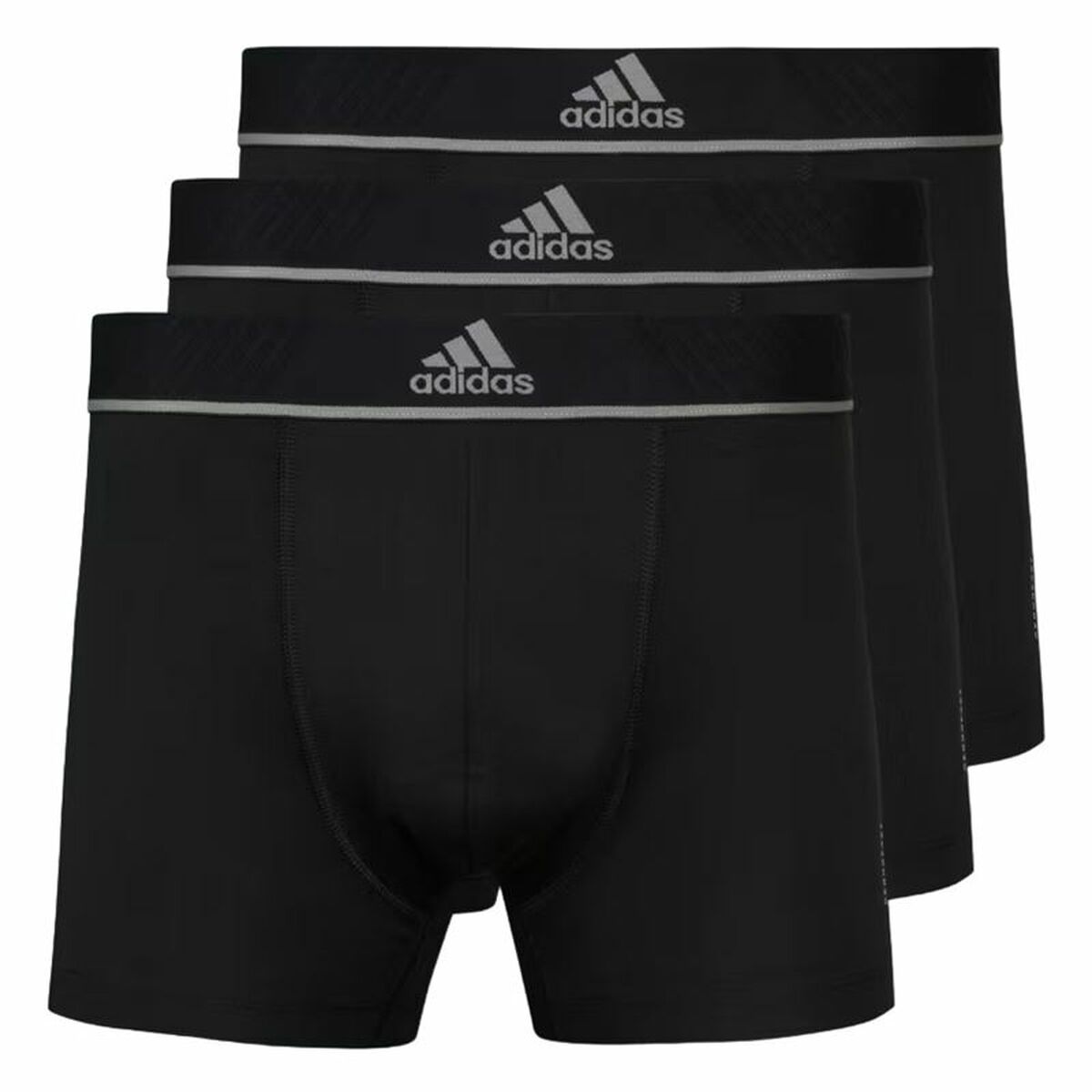 Men’s Boxer Shorts Adidas Active Micro Flex Eco Black 3 Units