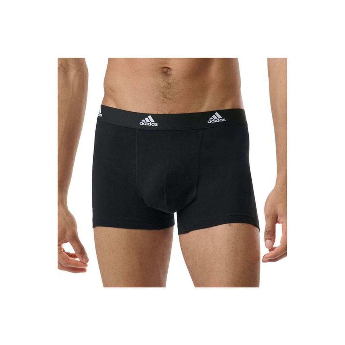 Men’s Boxer Shorts Adidas Active Flex Black 3 Units