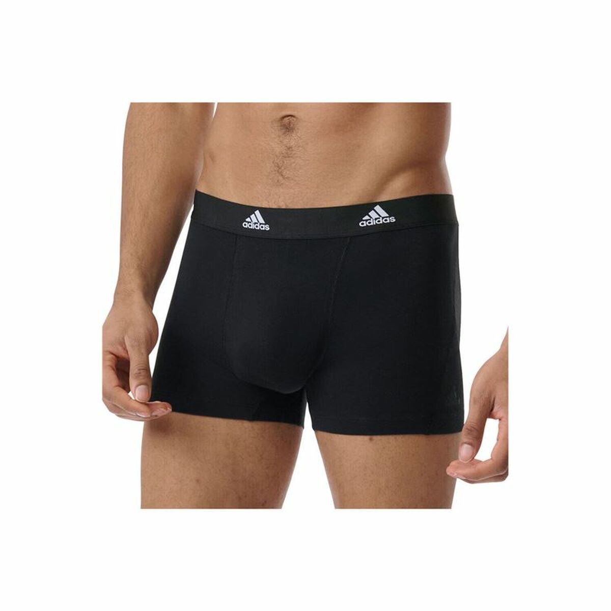 Men’s Boxer Shorts Adidas Active Flex Black 3 Units