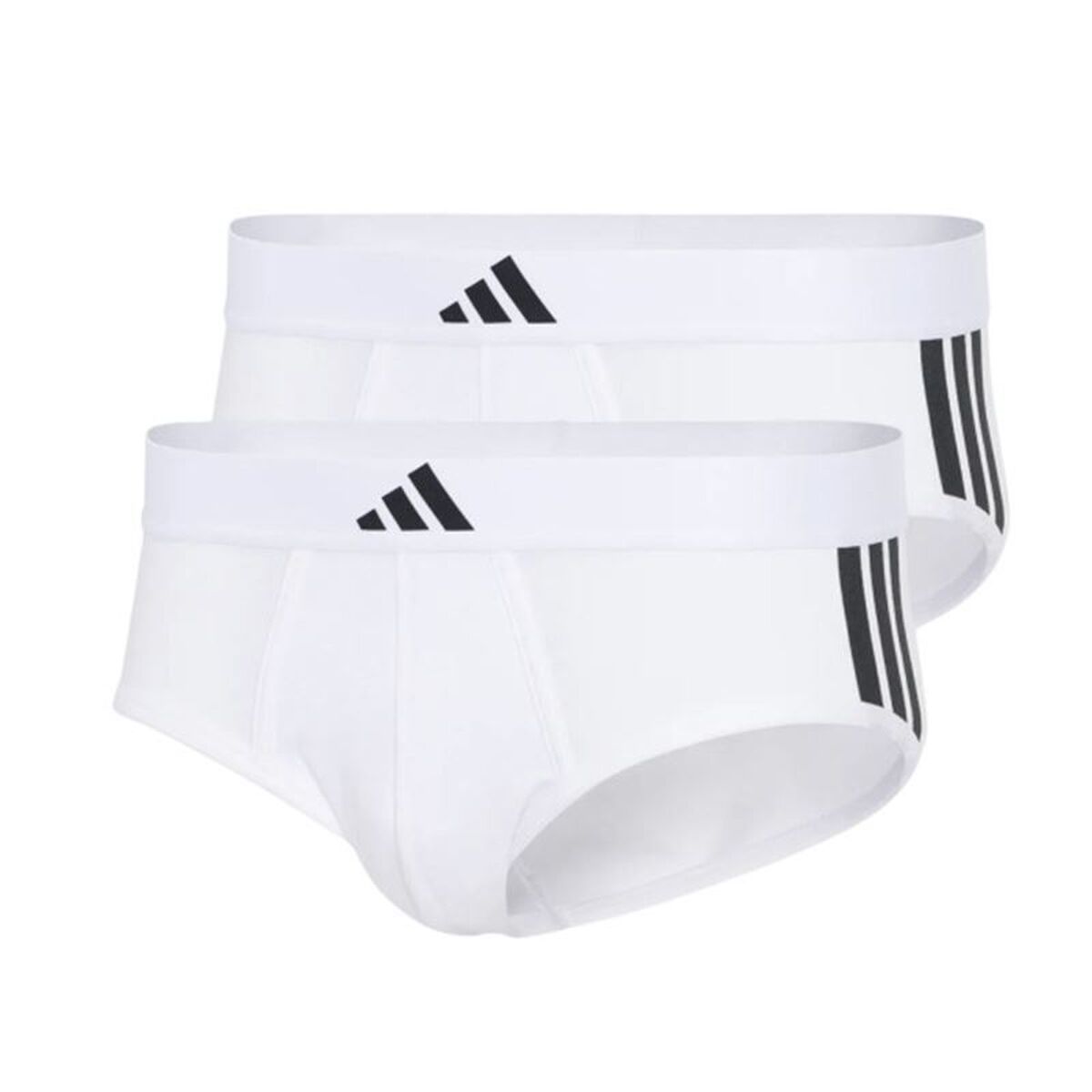 Slips Adidas Slip Low Rise 3 Stripes Active Flex White 2 Units