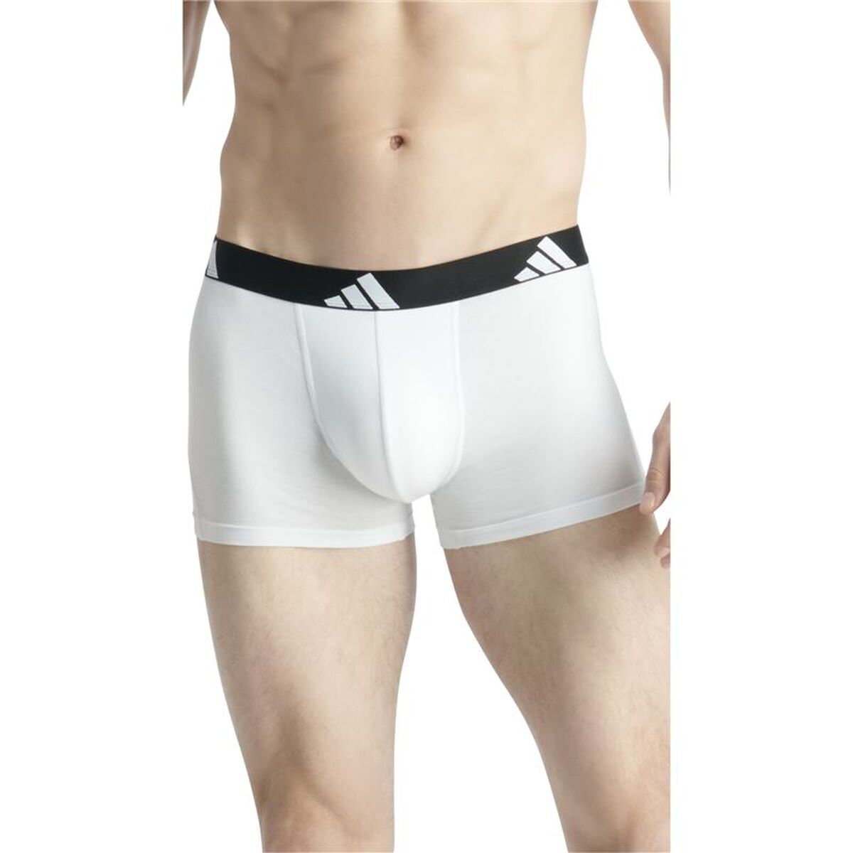 Men’s Boxer Shorts Adidas Slip Active Flex Cotton White 3 Pieces