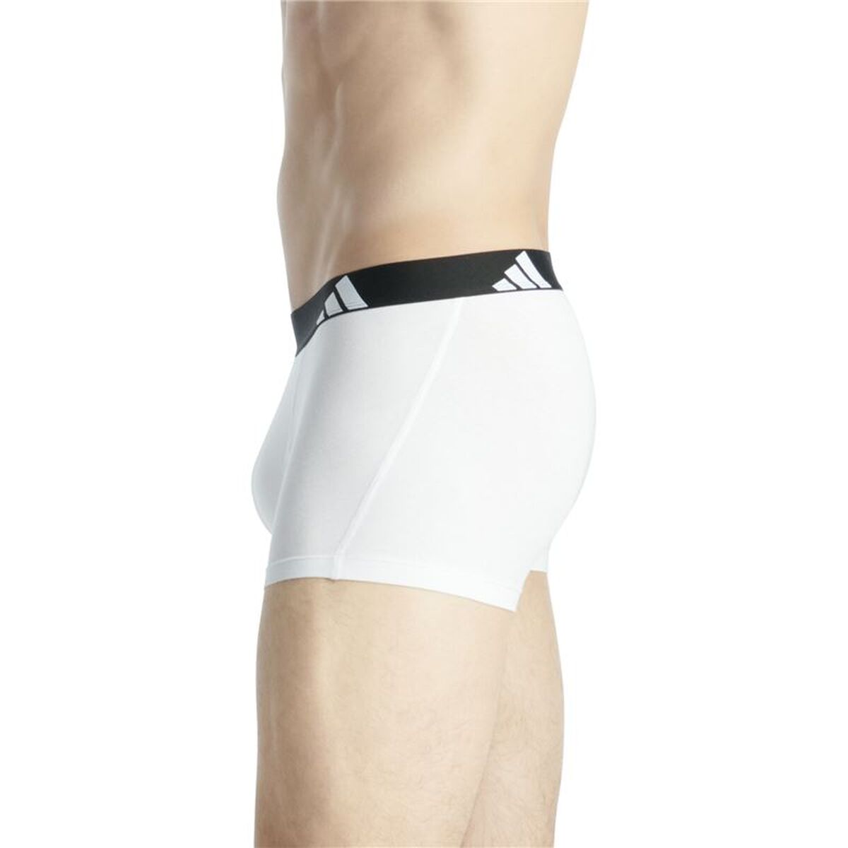 Men’s Boxer Shorts Adidas Slip Active Flex Cotton White 3 Pieces