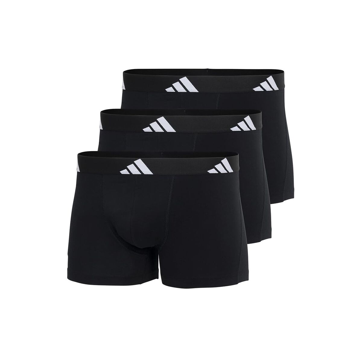 Men’s Boxer Shorts Adidas Active Flex Black 3 Pieces