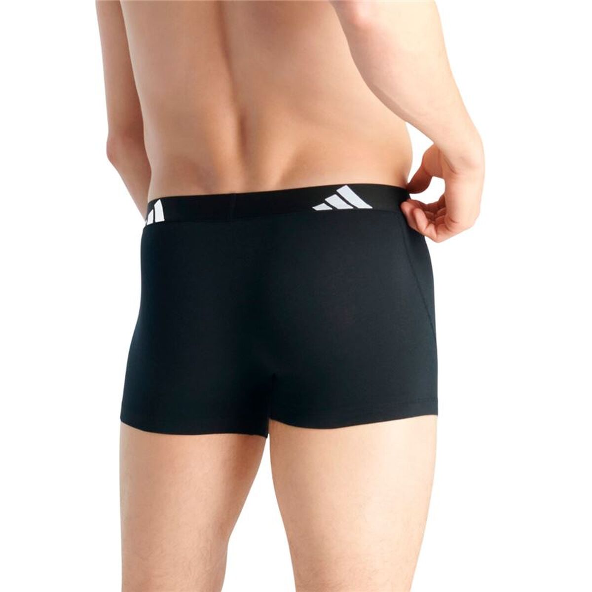 Men’s Boxer Shorts Adidas Active Flex Black 3 Pieces