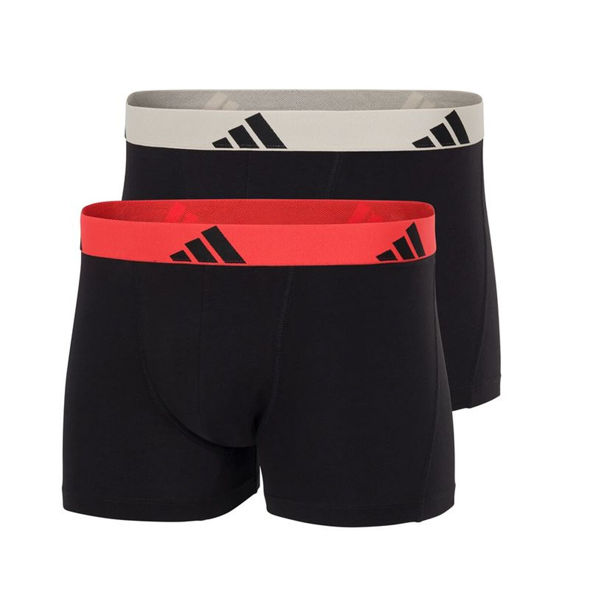 Men’s Boxer Shorts Adidas Active Flex Black 2 Pieces