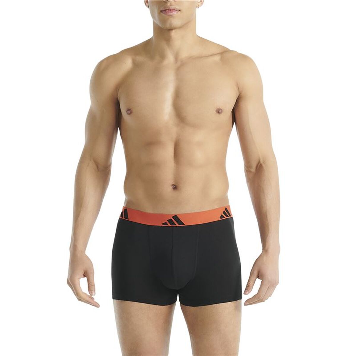 Men’s Boxer Shorts Adidas Active Flex Black 2 Pieces