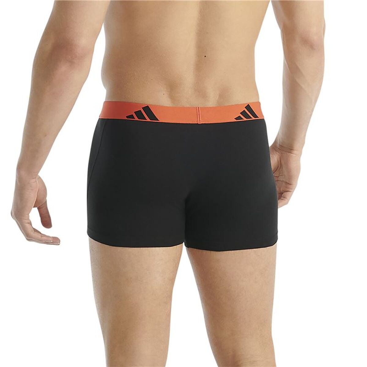 Men’s Boxer Shorts Adidas Active Flex Black 2 Pieces