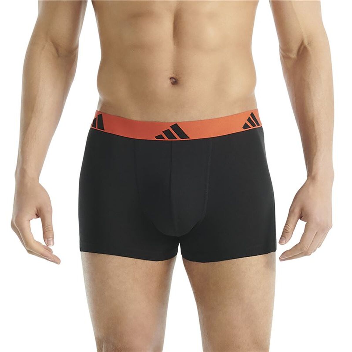 Men’s Boxer Shorts Adidas Active Flex Black 2 Pieces