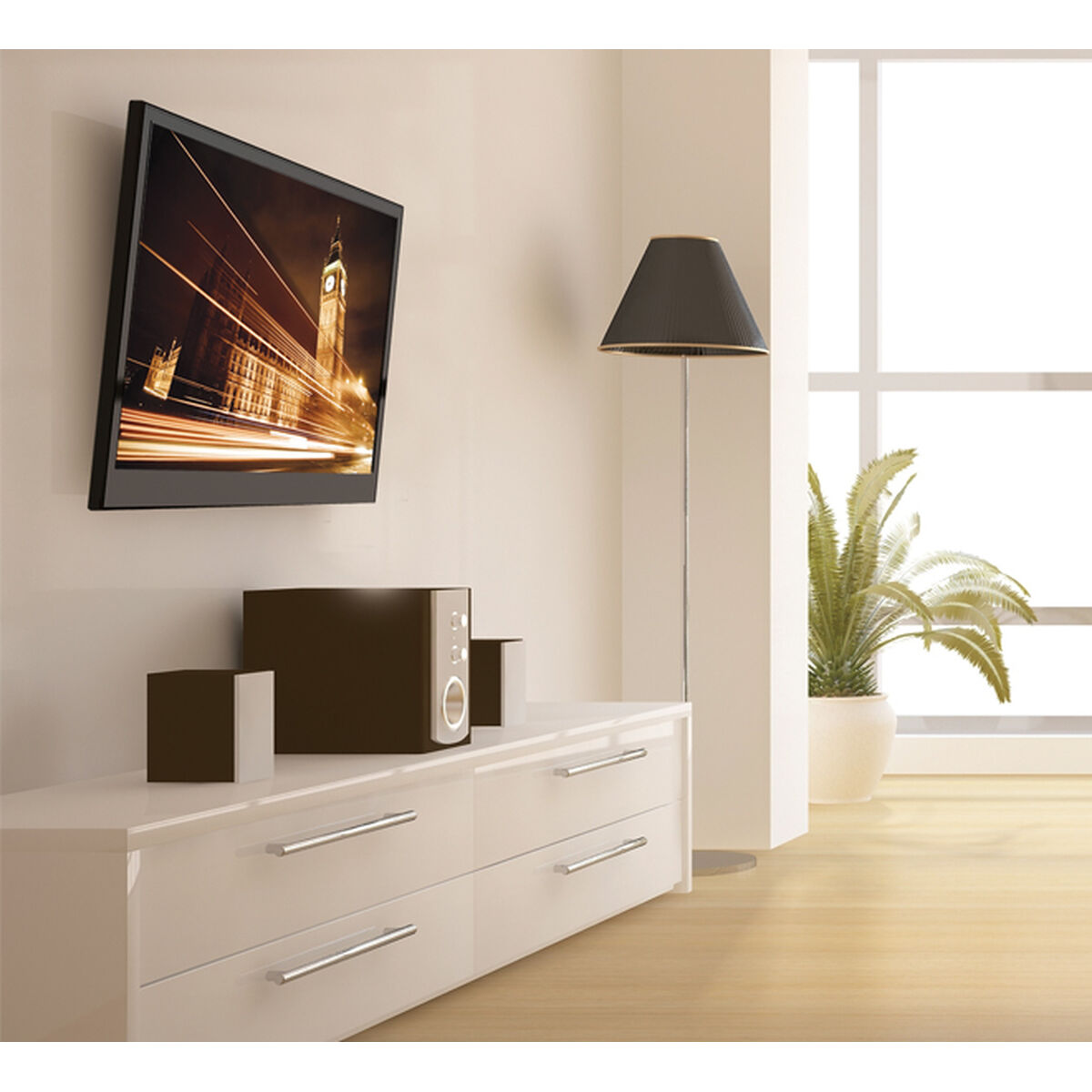 TV Mount B-Tech BT7523/B 25 kg 47″