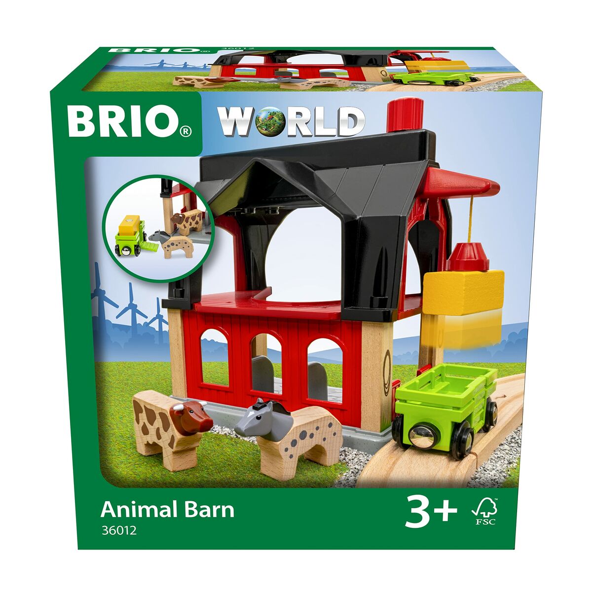 Toy set Ravensburger Animal barn Wood Toy set Ravensburger Animal barn Wood
