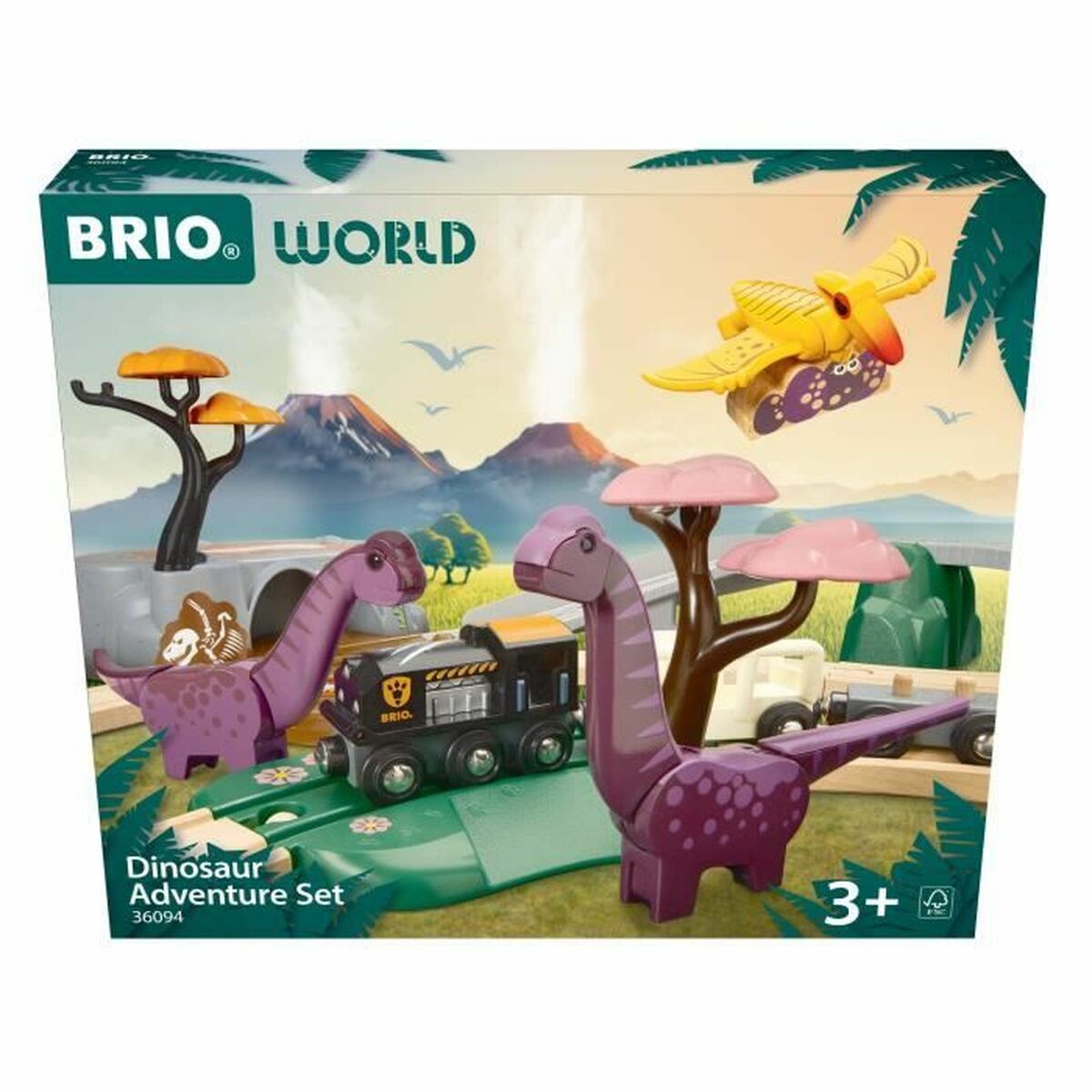 Train with Circuit Brio Aventure Dinosaure Train with Circuit Brio Aventure Dinosaure