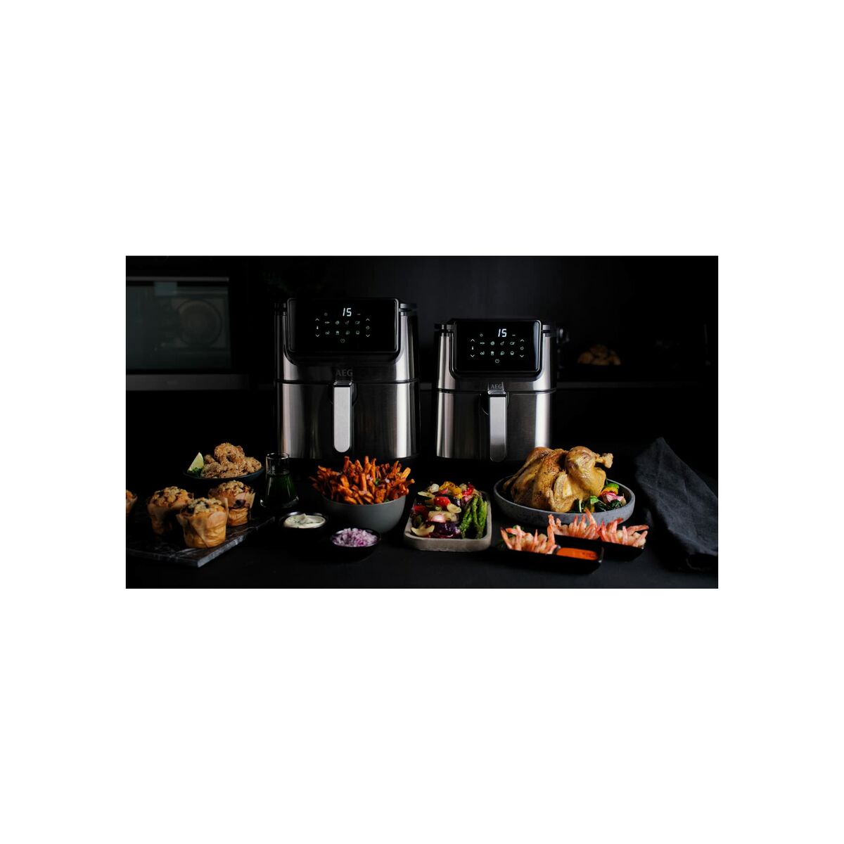 Air Fryer AEG AF6-1-4ST Black 1500 W 3,5 L