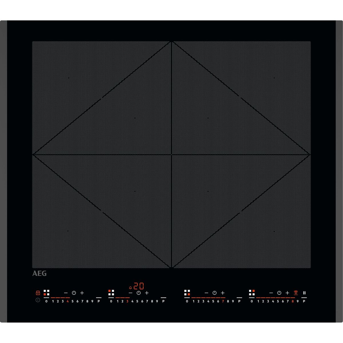 Induction Hot Plate AEG TR64IT00FB 4F 7350 W Induction Hot Plate AEG TR64IT00FB 4F 7350 W