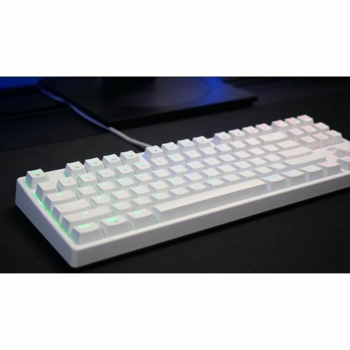 Keyboard and Mouse Cherry White AZERTY Keyboard and Mouse Cherry White AZERTY