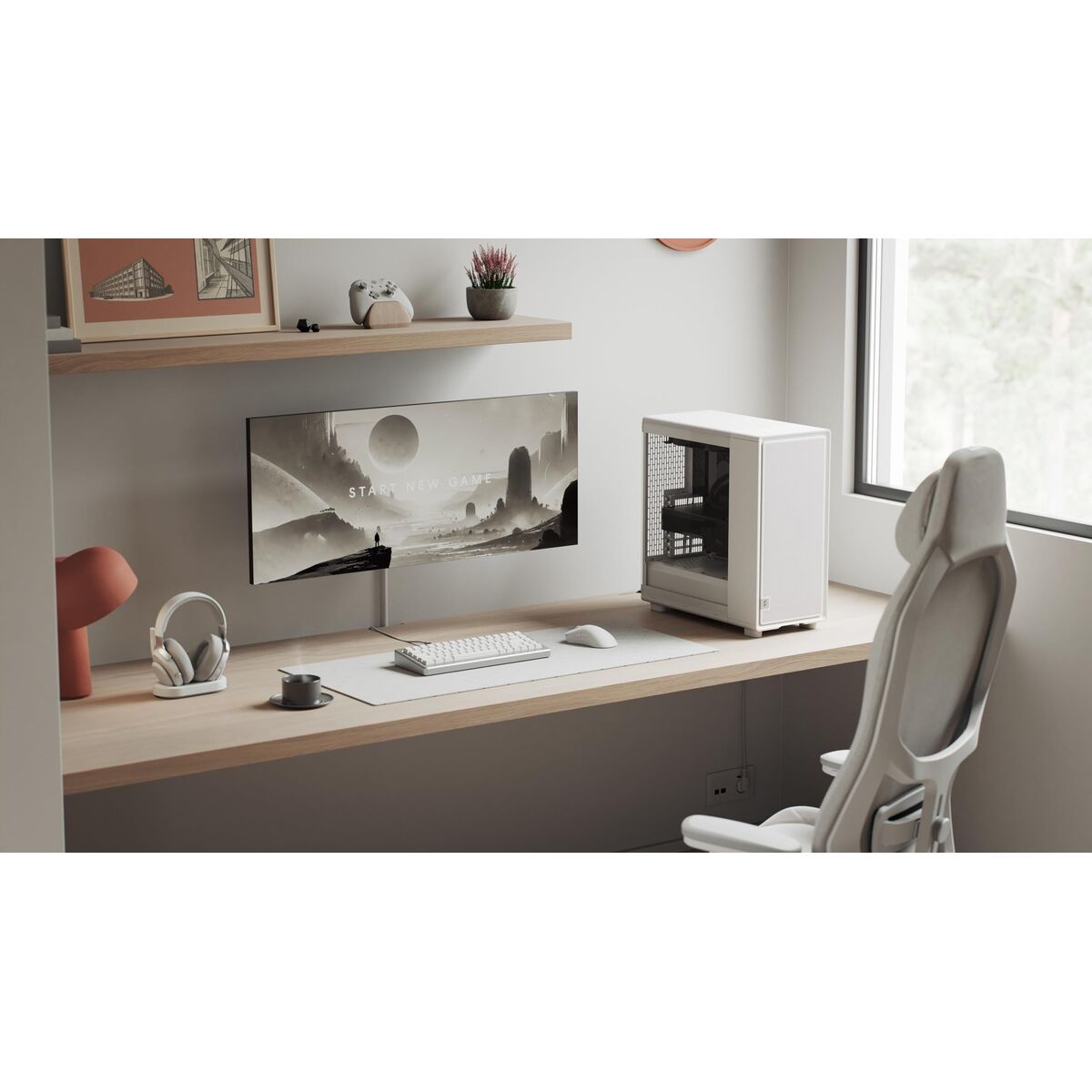 ATX Semi-tower Box Fractal FD-C-EPO1A-03 White