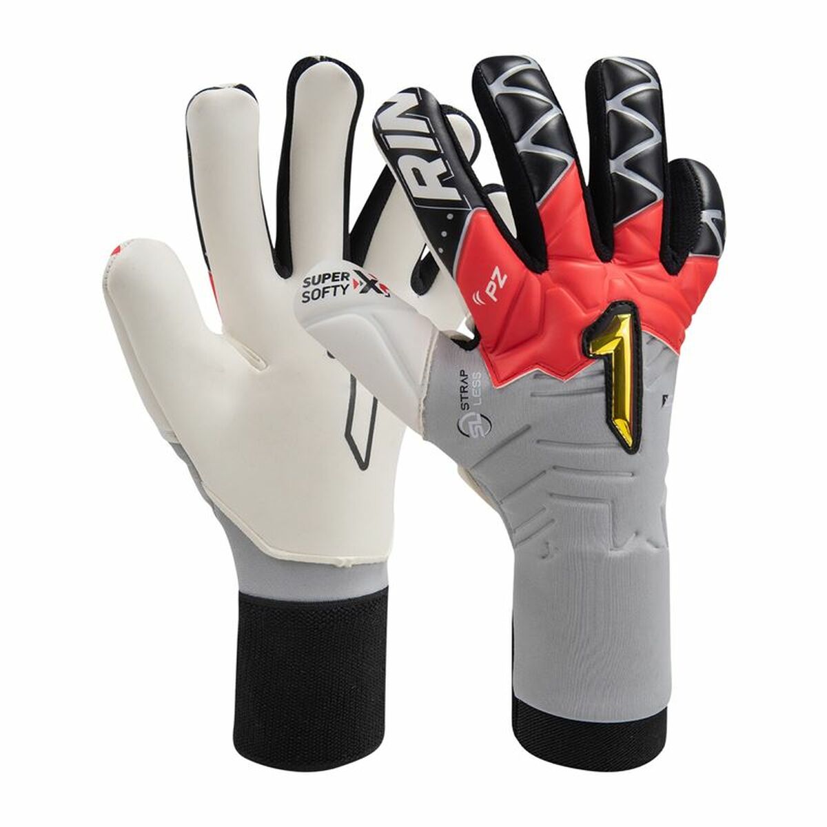 Goalkeeper Gloves Rinat Xtreme Guard Zhero Semi Grey Adults Goalkeeper Gloves Rinat Xtreme Guard Zhero Semi Grey Adults