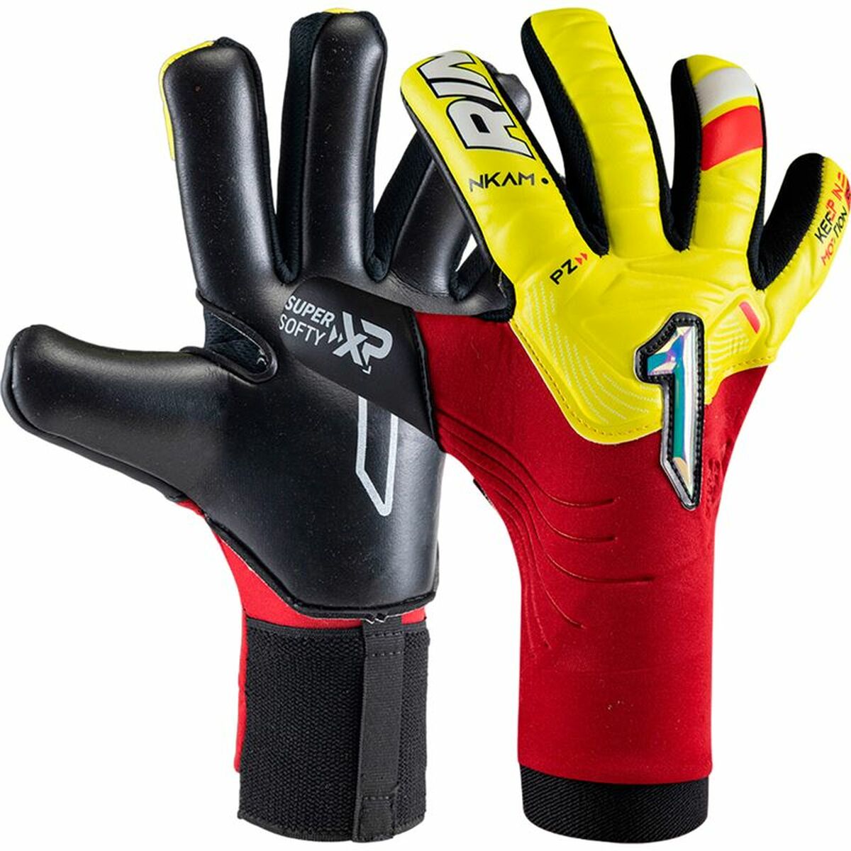 Goalkeeper Gloves Rinat Nkam Semi Onana Red Adults Goalkeeper Gloves Rinat Nkam Semi Onana Red Adults