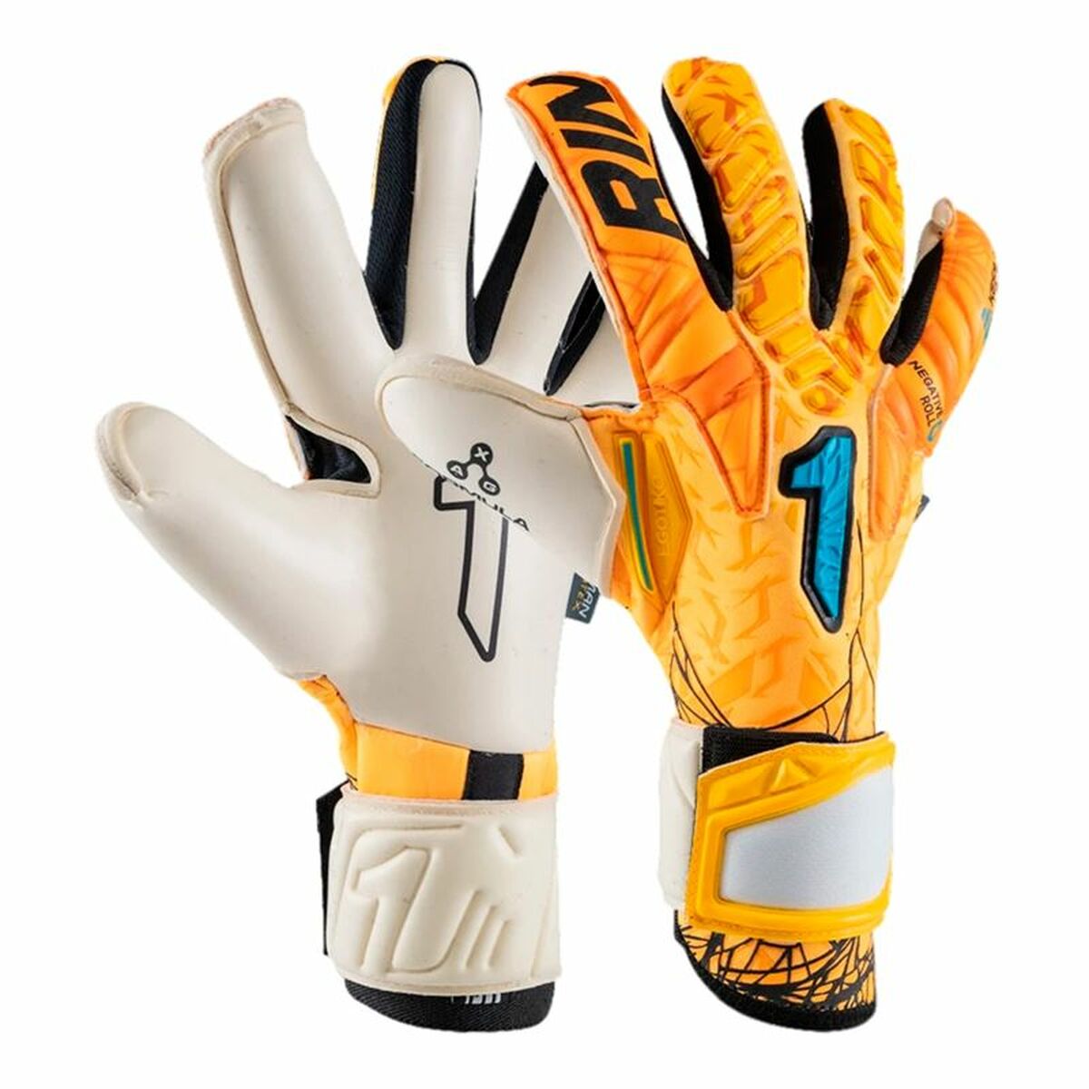 Goalkeeper Gloves Rinat Egotiko Vengador Pro Orange Adults Goalkeeper Gloves Rinat Egotiko Vengador Pro Orange Adults