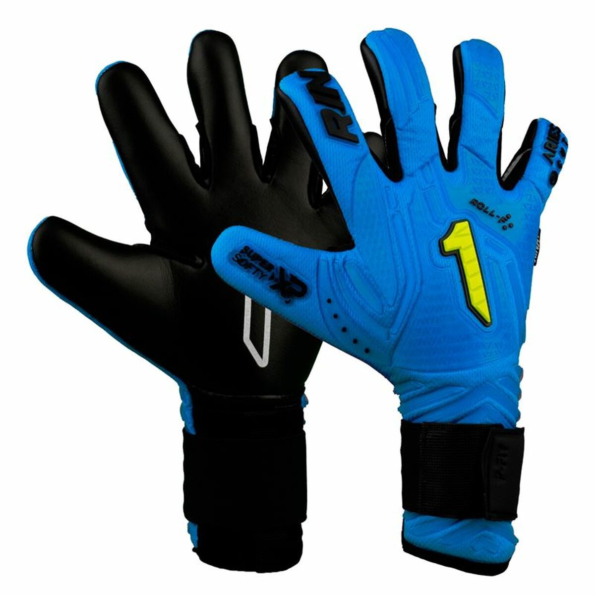Goalkeeper Gloves Rinat Aries Nmesis Prime Blue Adults