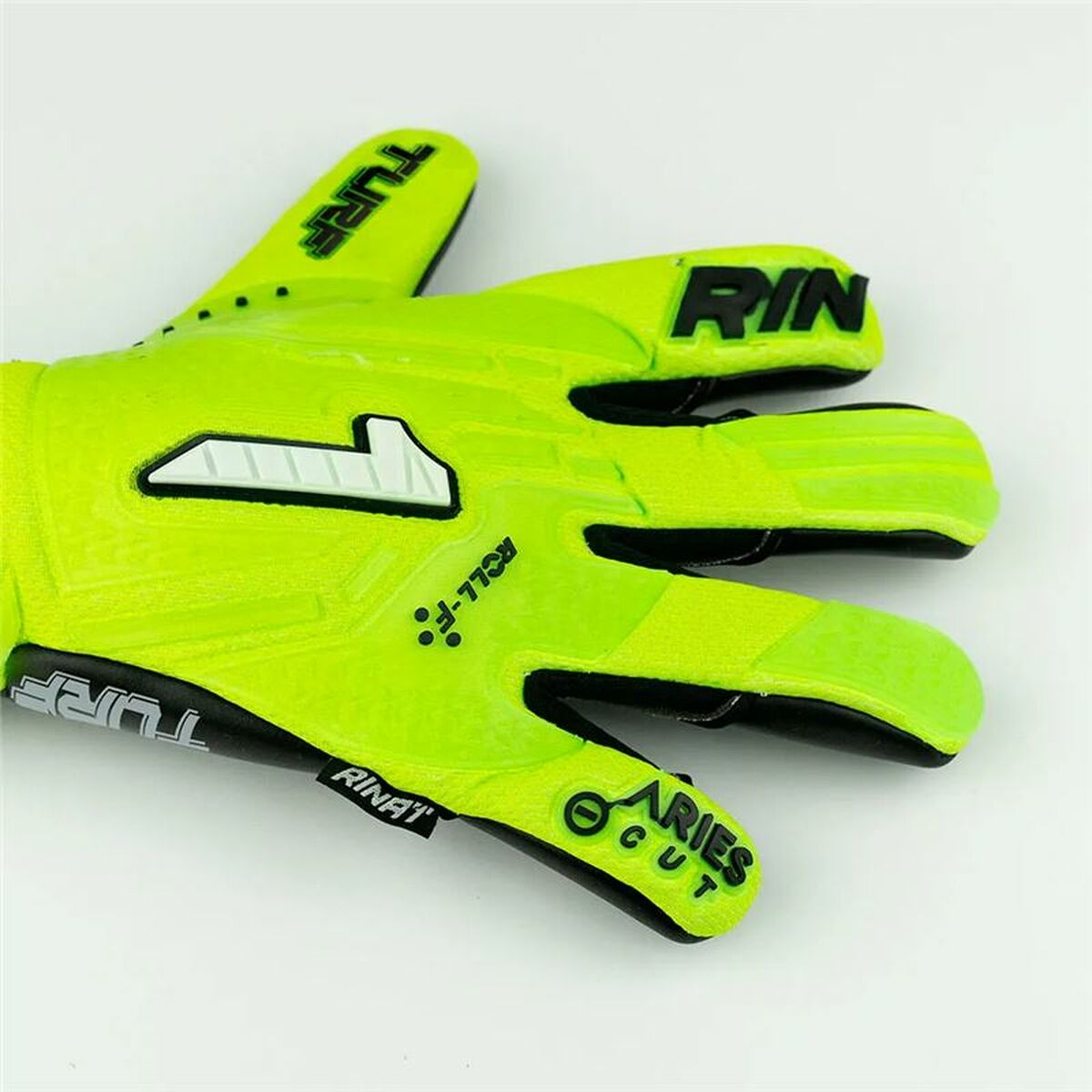 Goalkeeper Gloves Rinat Aries Nmesis Turf Lime green Adults
