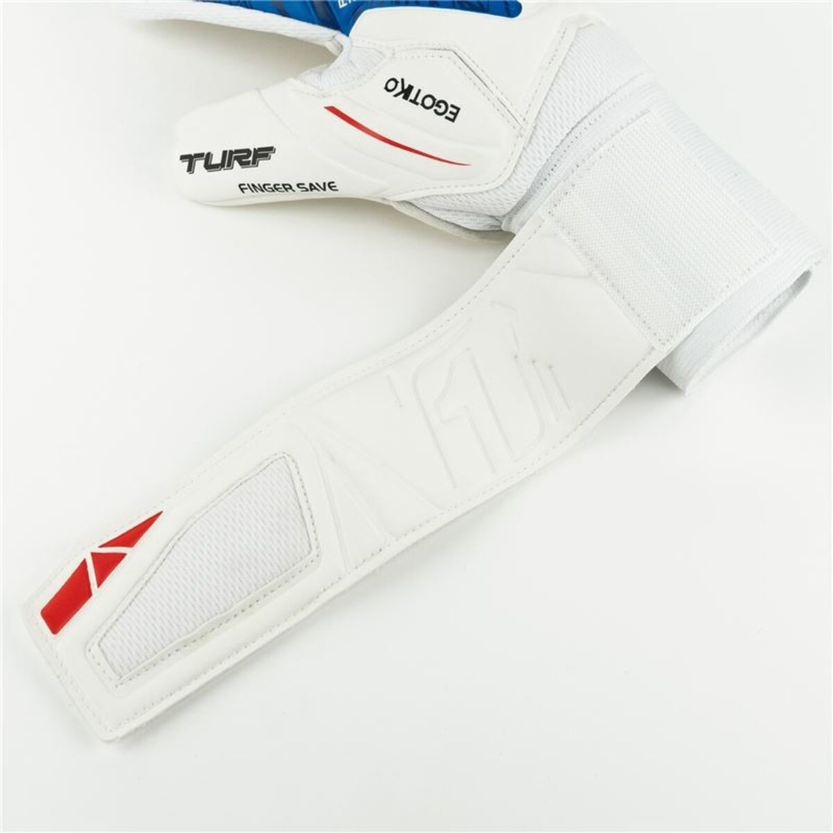 Goalkeeper Gloves Rinat Egotiko Vengador Spine Turf White Adults