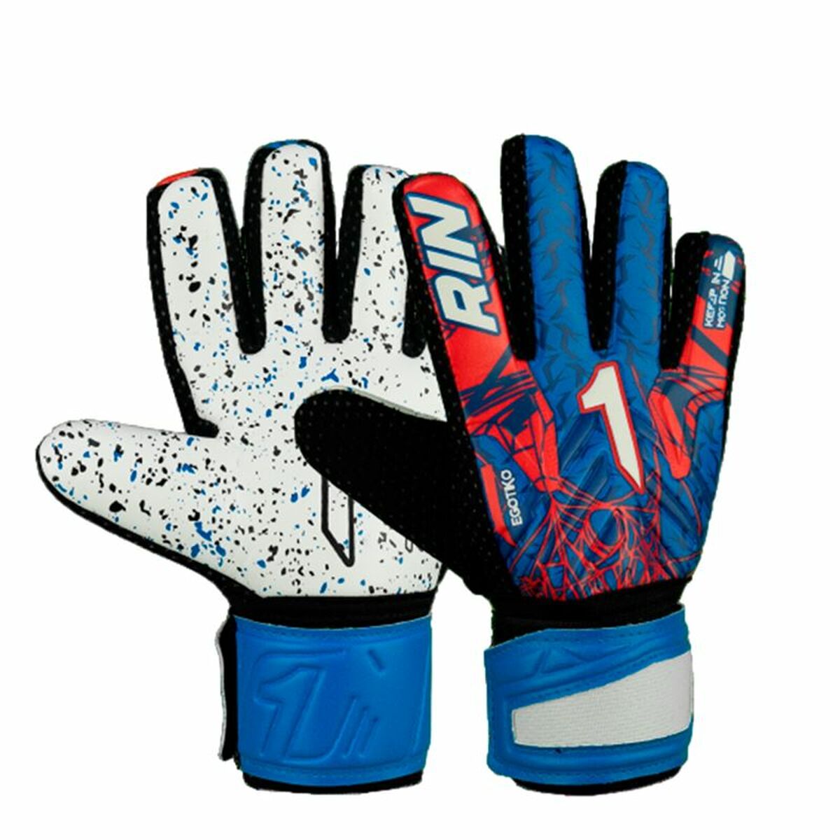 Goalkeeper Gloves Rinat Egotiko Graviti Blue Goalkeeper Gloves Rinat Egotiko Graviti Blue
