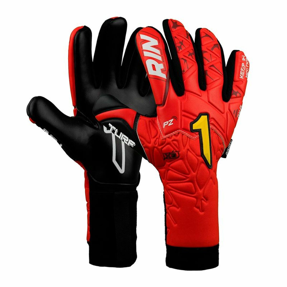 Goalkeeper Gloves Rinat Xtreme Guard Dominius Turf Red Goalkeeper Gloves Rinat Xtreme Guard Dominius Turf Red