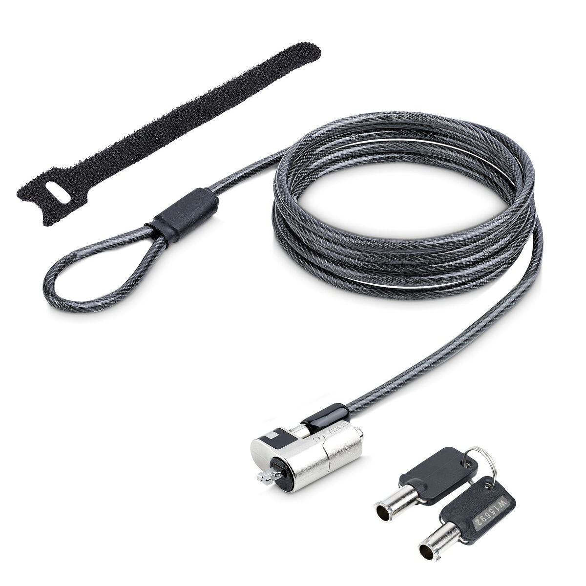 Security Cable Startech NANOK-LAPTOP-LOCK 2 m Security Cable Startech NANOK-LAPTOP-LOCK 2 m