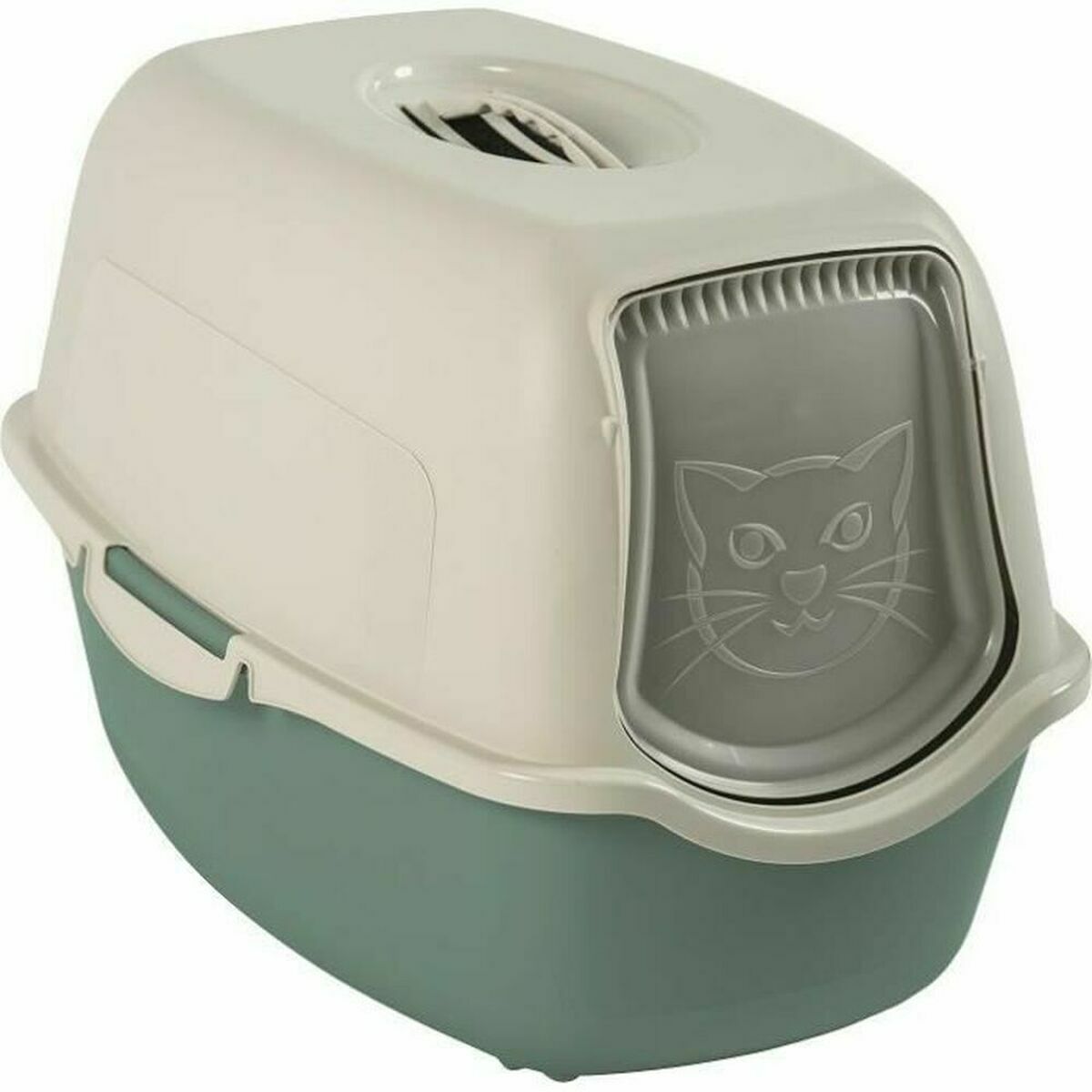Cat Litter Box Rotho My Pet Bailey White Green polypropylene
