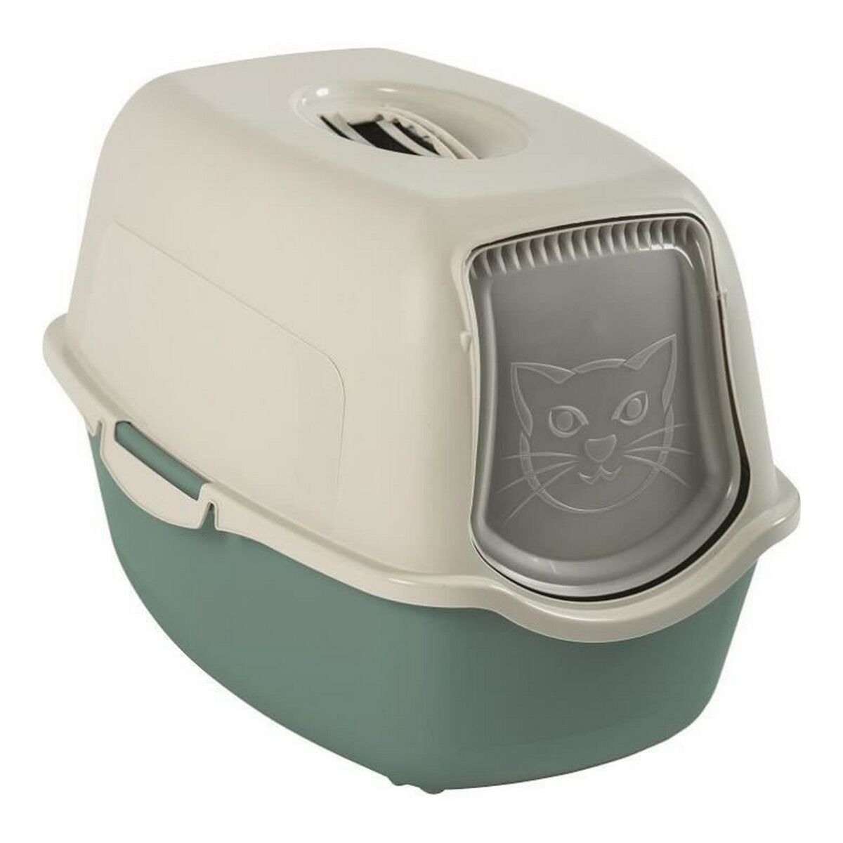 Cat Litter Box Rotho My Pet Bailey White Green polypropylene