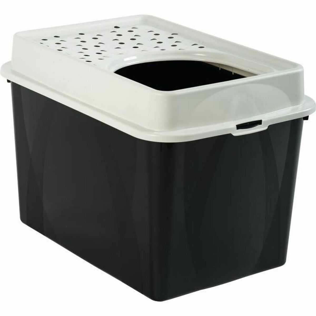 Cat Litter Box Rotho My Pet BERTY 57 x 40 x 33 cm White/Black Cat Litter Box Rotho My Pet BERTY 57 x 40 x 33 cm White/Black